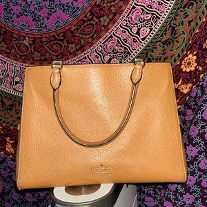 COPY - Kate Spade Leila Medium Triple Compartment  Tan Leather Purse 👜